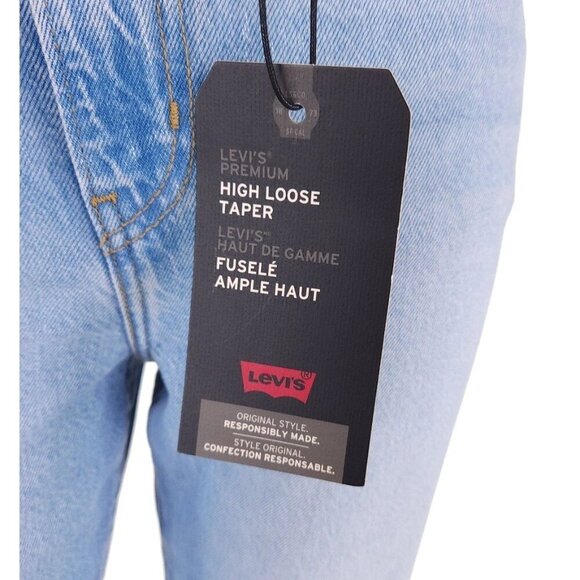 Levi's High Loose Taper Jeans Size 26 Way Out Tencel NWT $118 - Picture 10 of 16